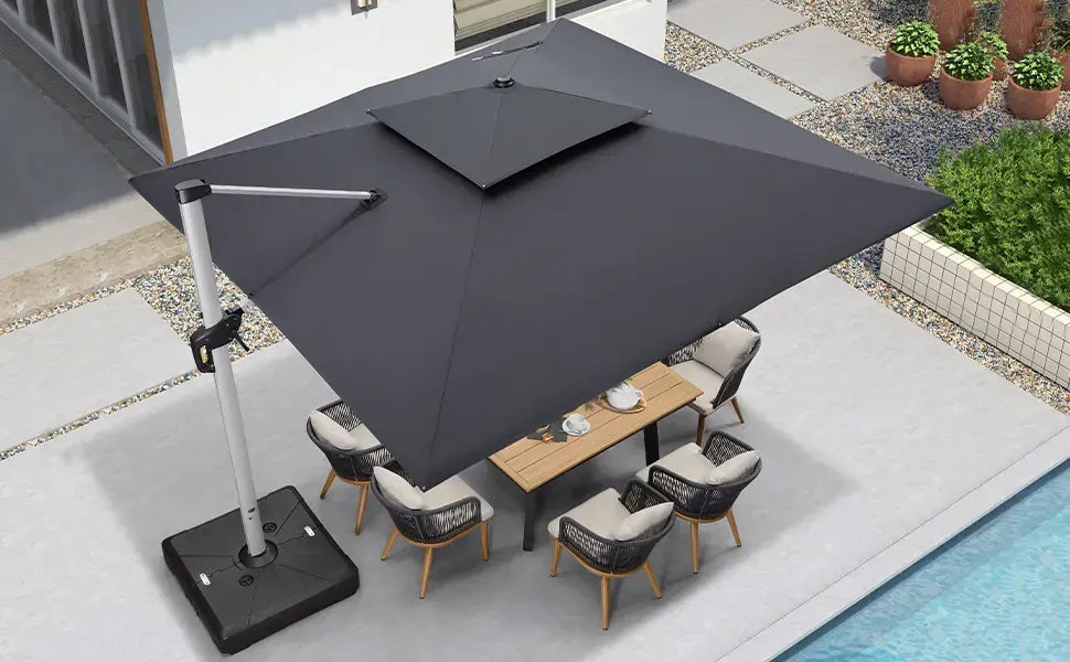 SunGlide™ terrasseparasoll