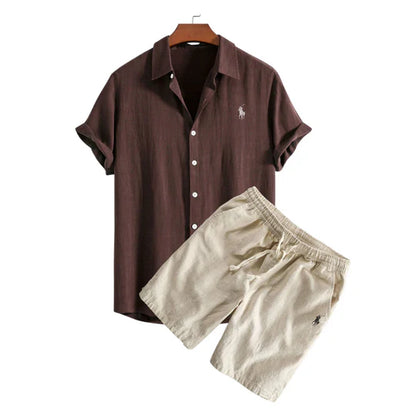 RL™ SKJORTE OG SHORTS I LIN