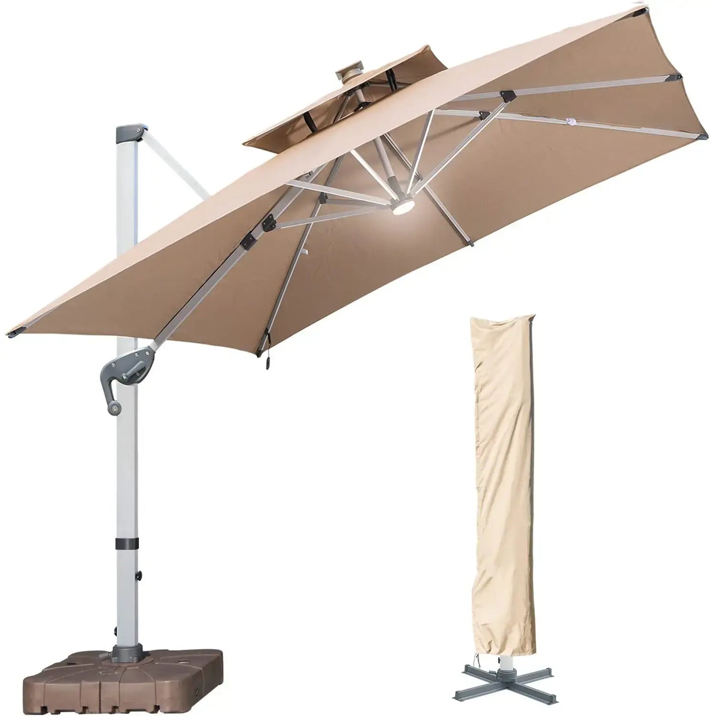 SunGlide™ terrasseparasoll