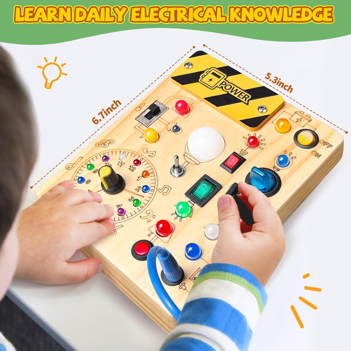 Montessori - Play Board for Happy, Curious Children
