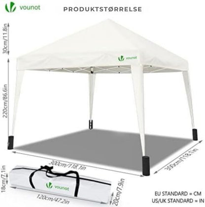 Hageskur 3x3m