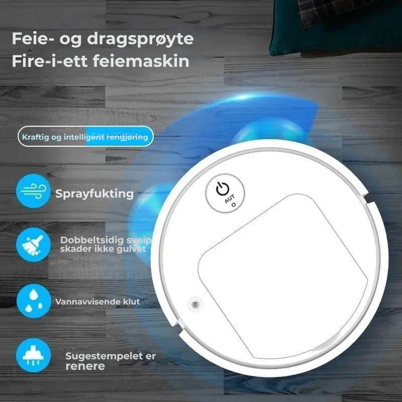 CleanBuddy Pro | Aldri mer mopping eller støvsuging
