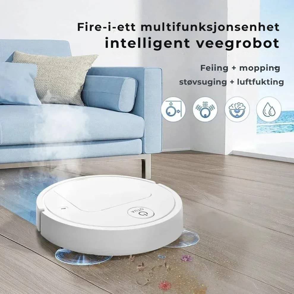 CleanBuddy Pro | Aldri mer mopping eller støvsuging