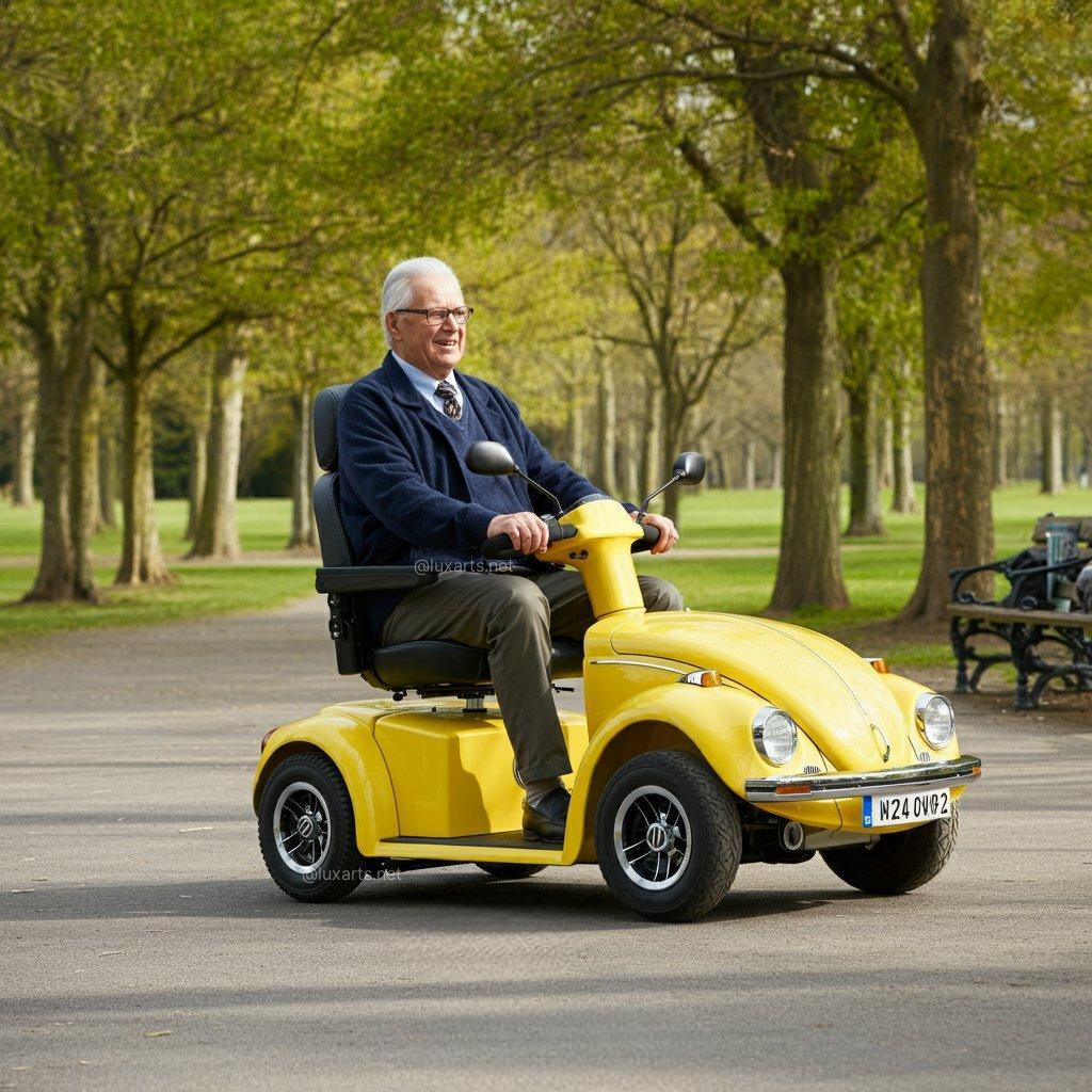 Scooter électrique inspiré du scarabée